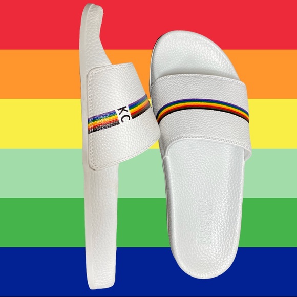 KENNETH COLE REACTION SLIDE FOR PRIDE MENS SANDAL - Picture 3 of 5